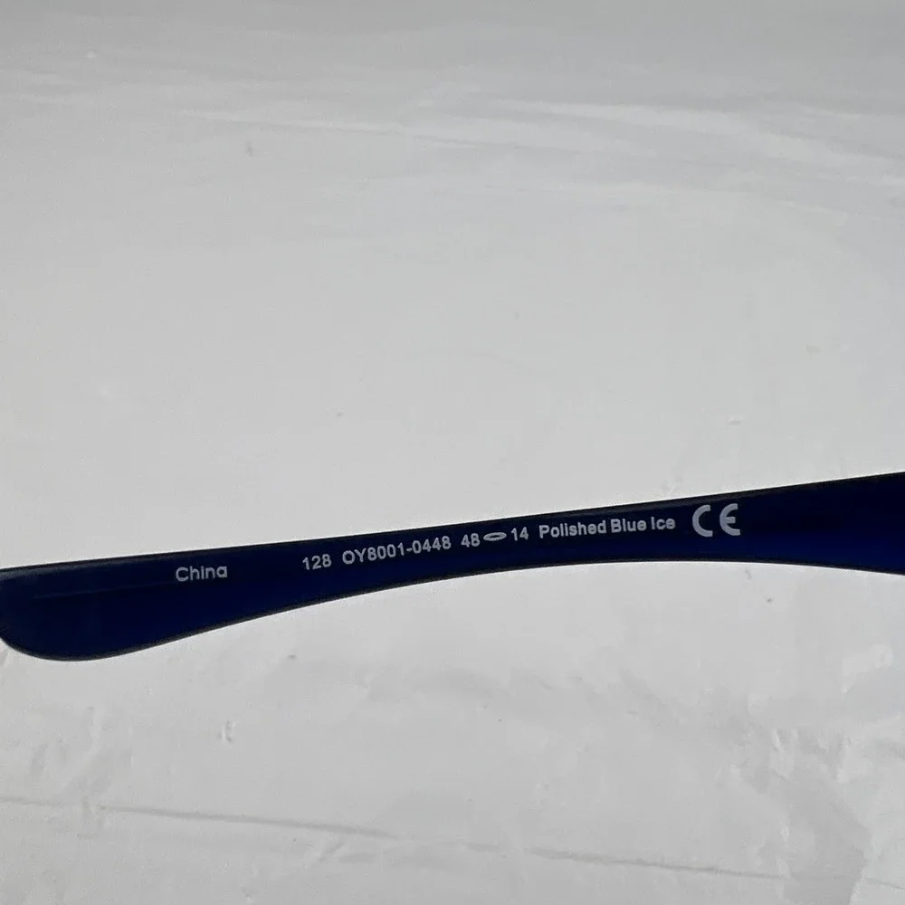 Oakley Shifter XS OY8001-0448 Polished Blue Ice Eyeglasses Frames 48-14 128 Kids